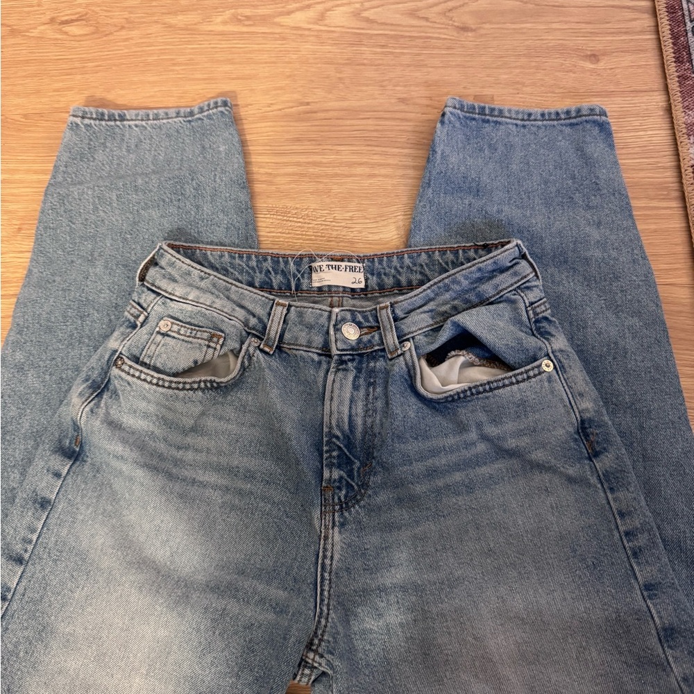 We the free blue jeans